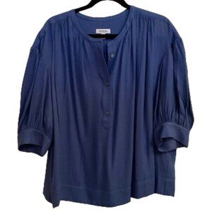 Nordstrom Pullover Blouse Navy size XL